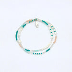 Load image into Gallery viewer, Pineapple Island Bracelets Pineapple Island Zermatt Blue Beaded Bracelet
