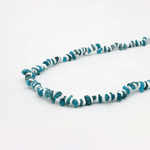 Load image into Gallery viewer, Pineapple Island necklace Pineapple Island Troca Shell Necklace in Turquoise / White
