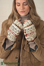 Load and play video in Gallery viewer, Pachamama Walking The Dog Glove/Mitts, Womens Handmade, Fairtrade
