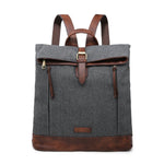 Load image into Gallery viewer, lusciousscarves Backpacks Black/Grey Tweed Backpack Rucksack.
