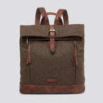 Load image into Gallery viewer, lusciousscarves Backpacks Brown Tweed Backpack Rucksack.
