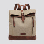 Load image into Gallery viewer, lusciousscarves Backpacks Camel Tweed Backpack Rucksack.
