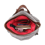 Load image into Gallery viewer, lusciousscarves Backpacks Tweed Backpack Rucksack.
