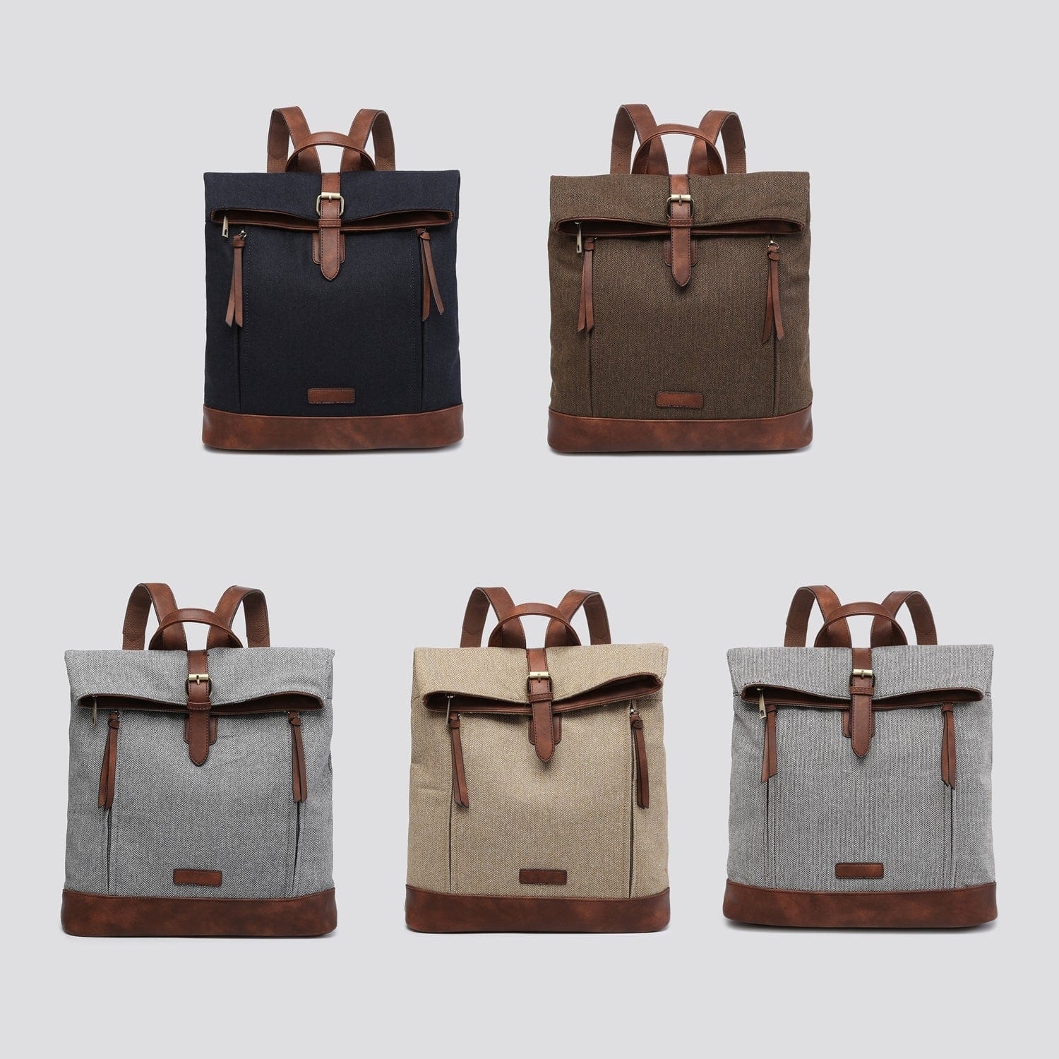 lusciousscarves Backpacks Tweed Backpack Rucksack.