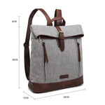 Load image into Gallery viewer, lusciousscarves Backpacks Tweed Backpack Rucksack.
