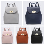 Load image into Gallery viewer, lusciousscarves Handbags Vegan Leather Rucksack Backpack
