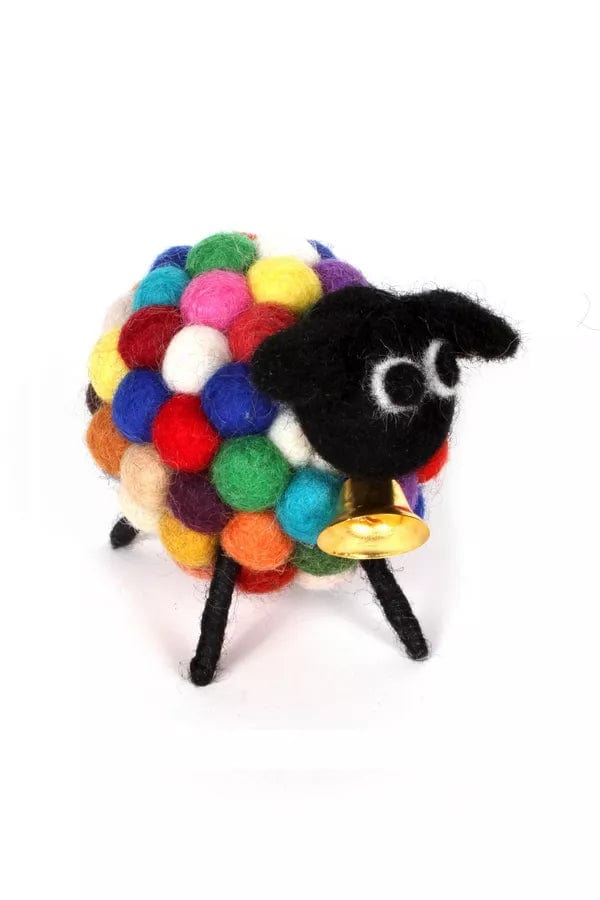 lusciousscarves Ziggy The Psychedelic Felted Sheep